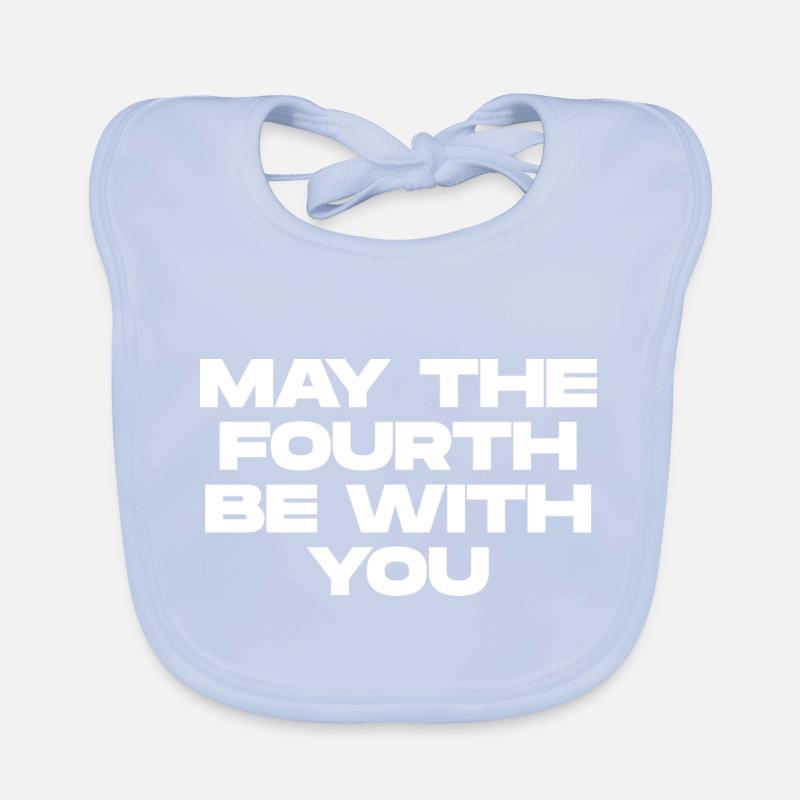 Möge der Vierte Baby Bio-Lätzchen