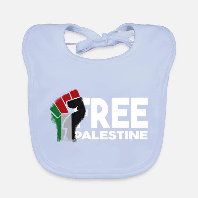la Palestine libre Bavoir bio Bébé