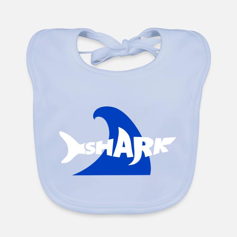 Un Requin Bavoir bio Bébé