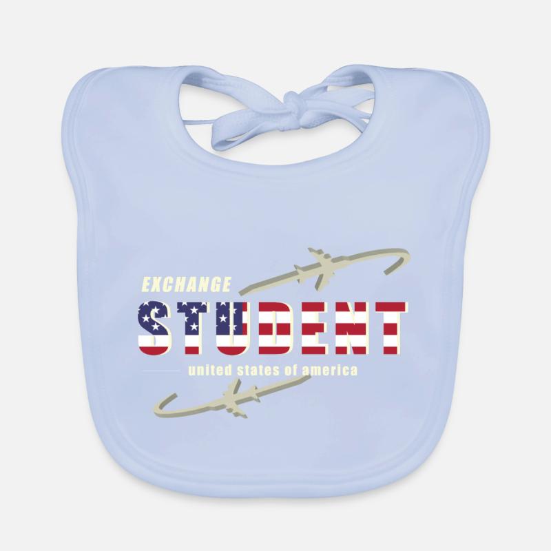 Austauschstudent USA Baby Bio-Lätzchen