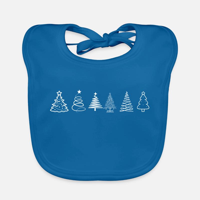 Weihnachtsbaum Baby Bio-Lätzchen