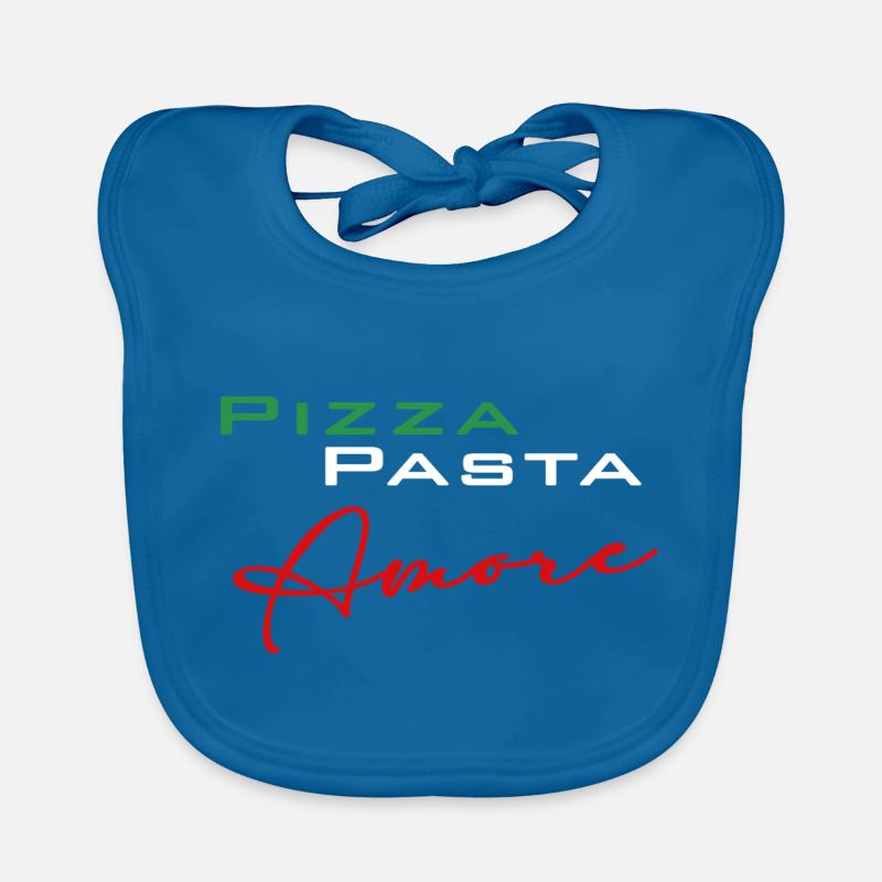 Pizza Pasta Amore Baby Bio-Lätzchen