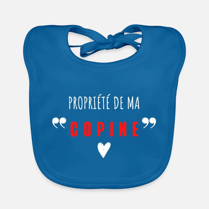 Propriété de ma copine Bavoir bio Bébé