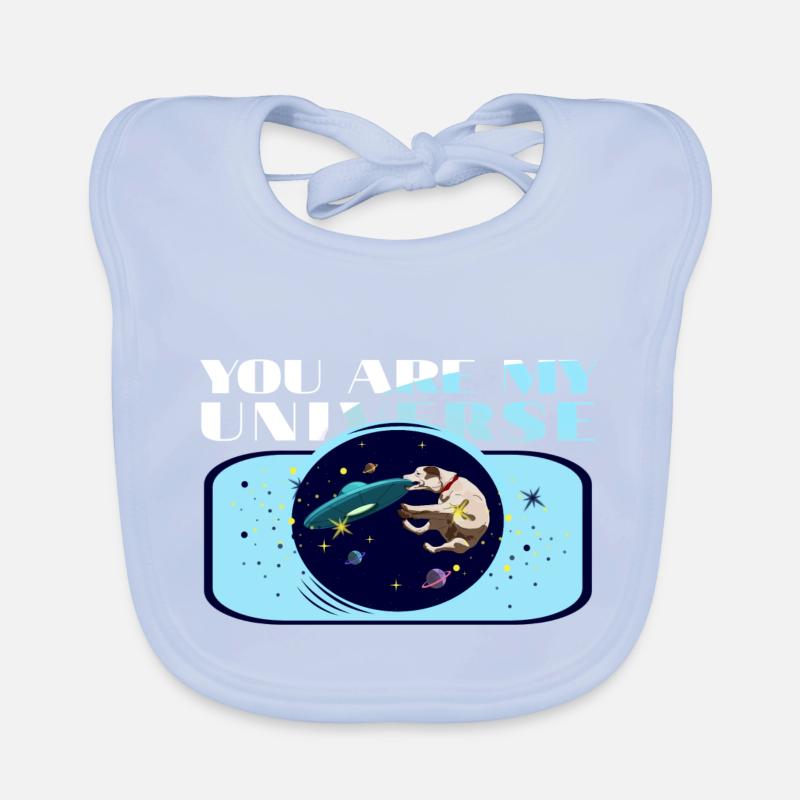 Frisbee funny Organic Baby Bibs