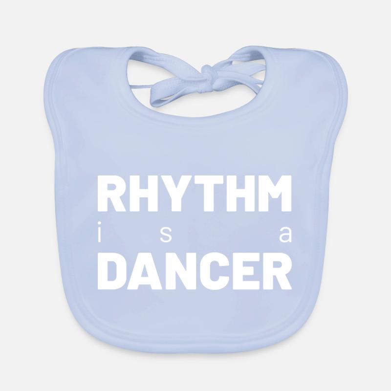 Rhythm is a dancer Organic Baby Bibs
