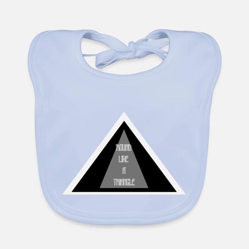 Round Like A Triangle Baby Bio-Lätzchen