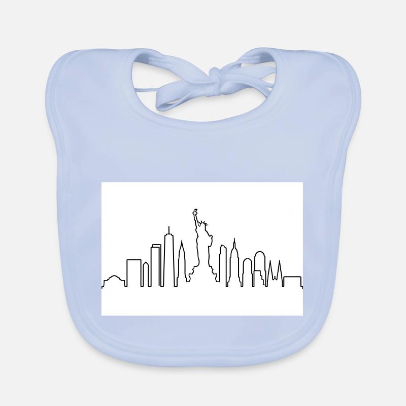 Skyline von NY Baby Bio-Lätzchen