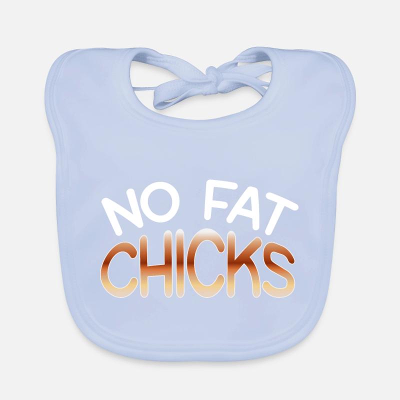 Pas de poussins gras Bavoir bio Bébé