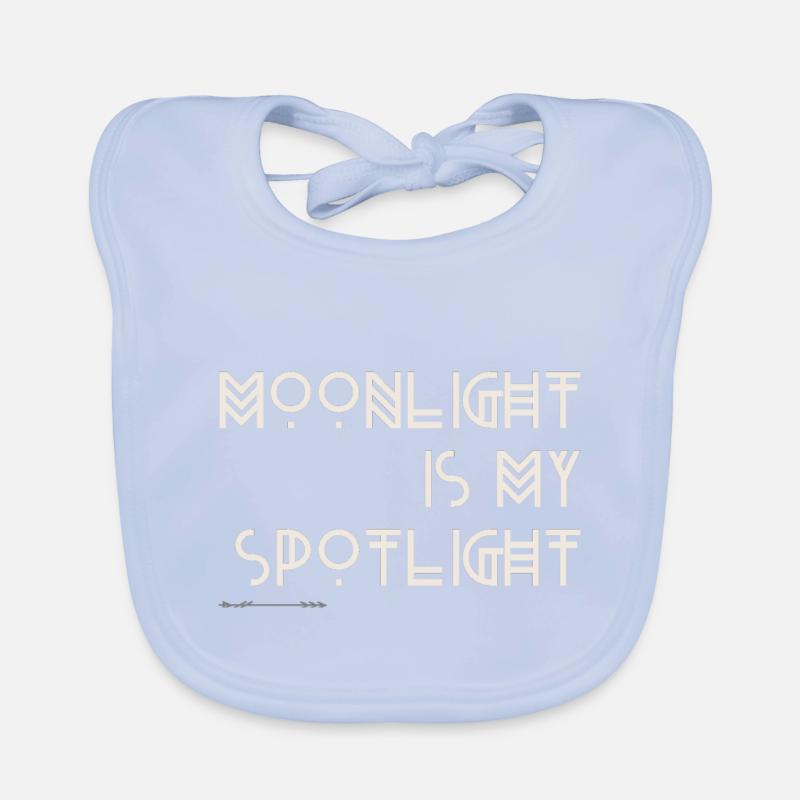 Moonlight est mon coup de projecteur - Boho Design Bavoir bio Bébé