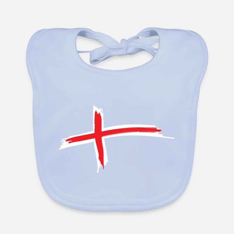 Drapeau de l’Islande Bavoir bio Bébé