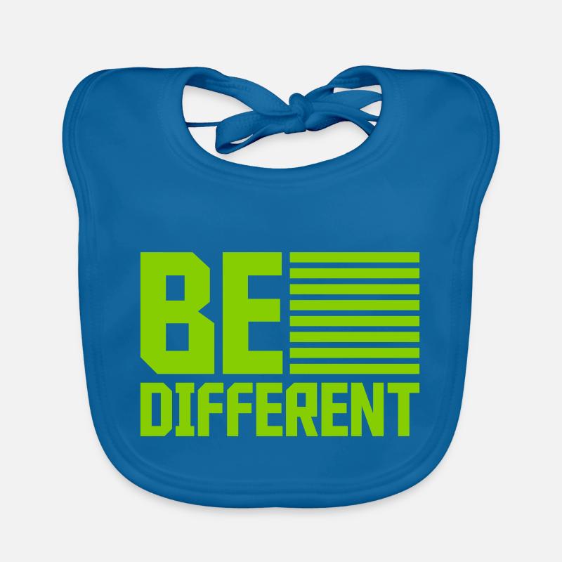 Be different Logo Design Baby Bio-Lätzchen