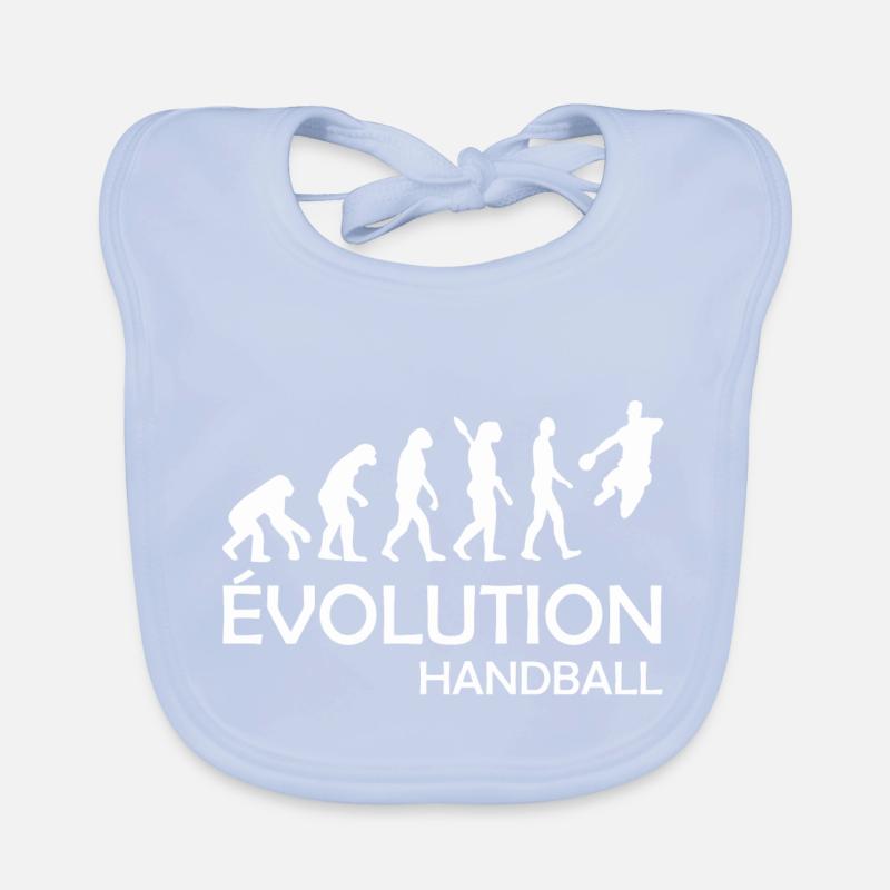evolution handball Bavoir bio Bébé