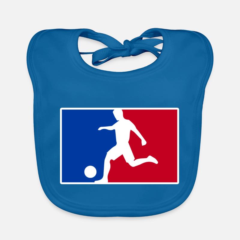 fußball logo Baby Bio-Lätzchen
