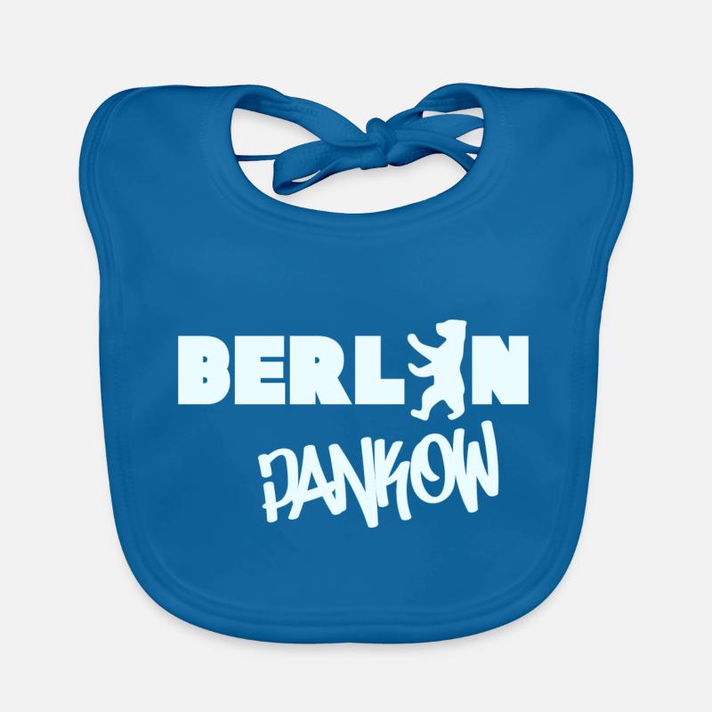 Berlin Pankow lettering Grafitti souvenir district Organic Baby Bibs