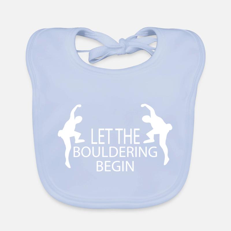 Bouldering Organic Baby Bibs