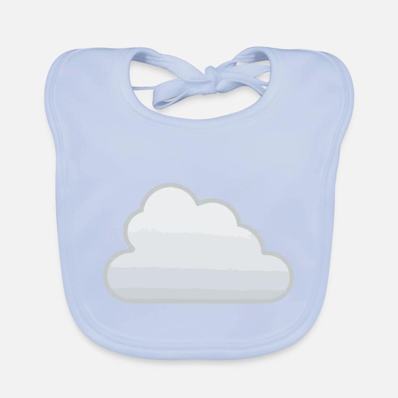 Wolke Cloud Himmel Geschenkidee Baby Bio-Lätzchen