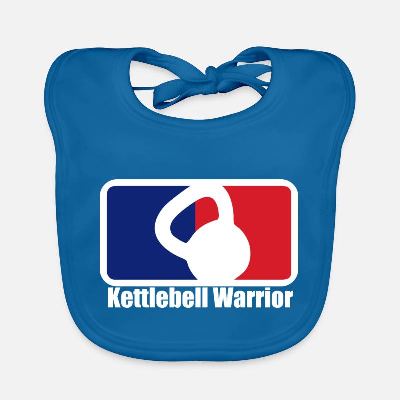 Kettlebell Warrior T shirt Design Bavoir bio Bébé