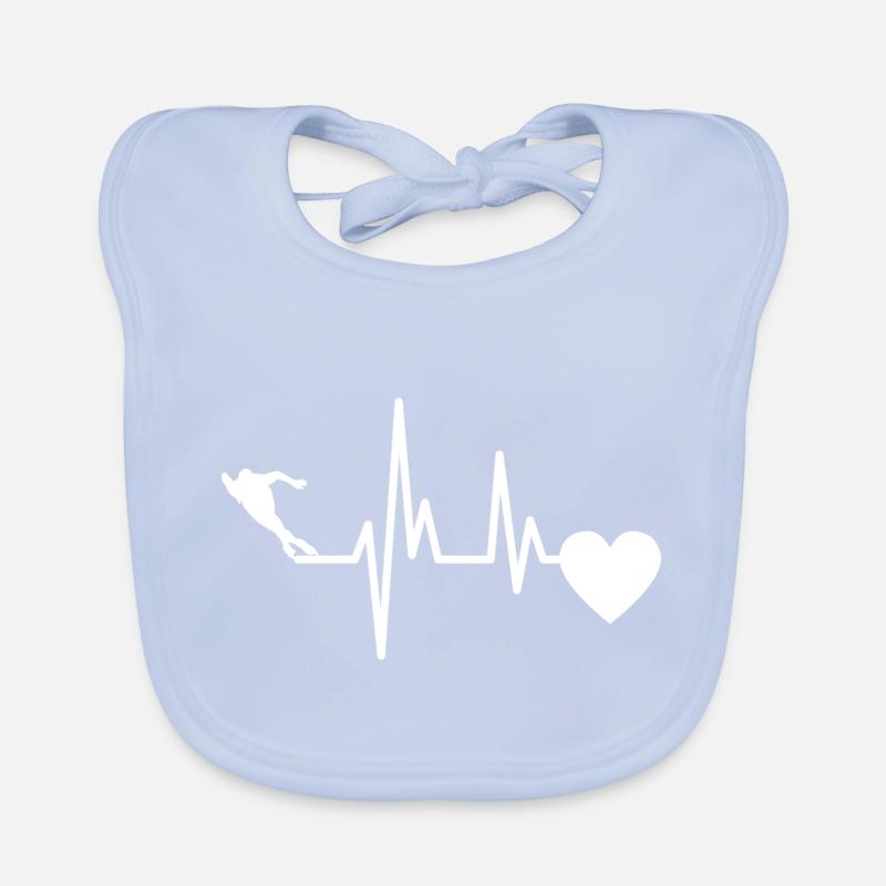 Eiskunstlaufen Eislauf Schlittschuh Eiskunstlauf Baby Bio-Lätzchen