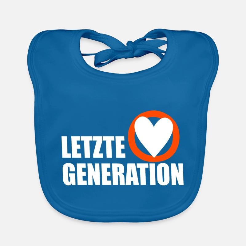 Letzte Generation - Design 5 Baby Bio-Lätzchen