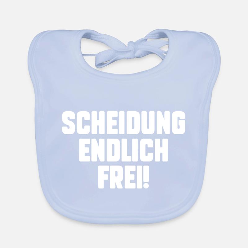 Geschieden Scheidung Scheidungsparty Baby Bio-Lätzchen