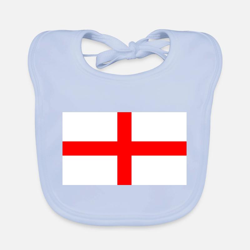 Saint George Drapeau de l’Angleterre Bavoir bio Bébé