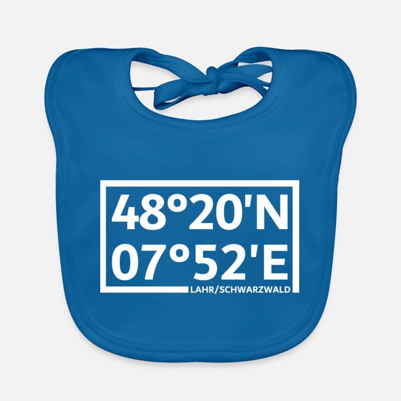 Lahr/Black Forest coordinates Organic Baby Bibs