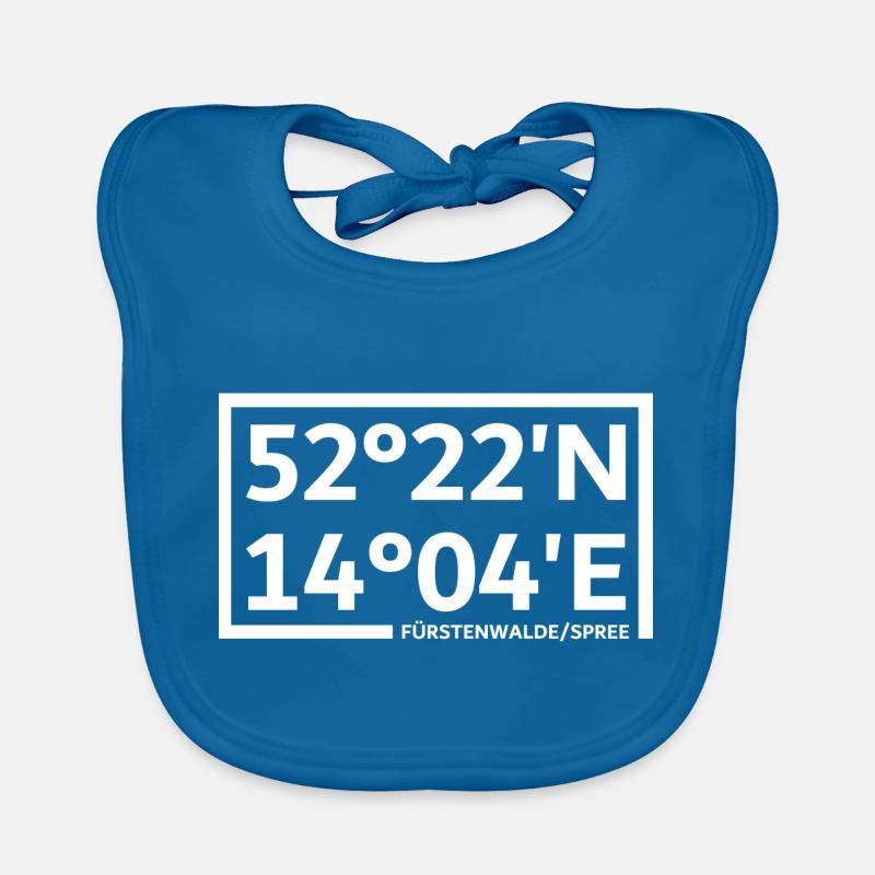 Fürstenwalde/Spree coordinates Organic Baby Bibs