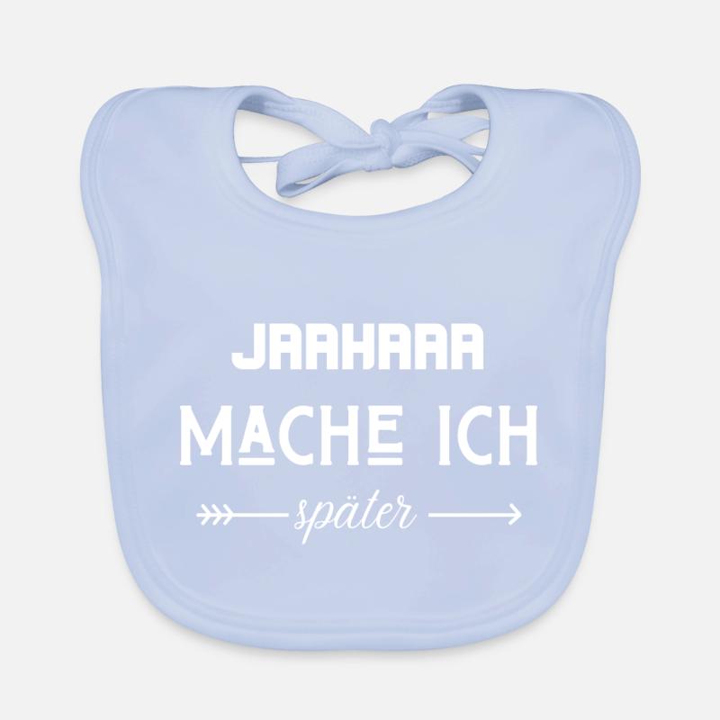 mache ich später Bavoir bio Bébé