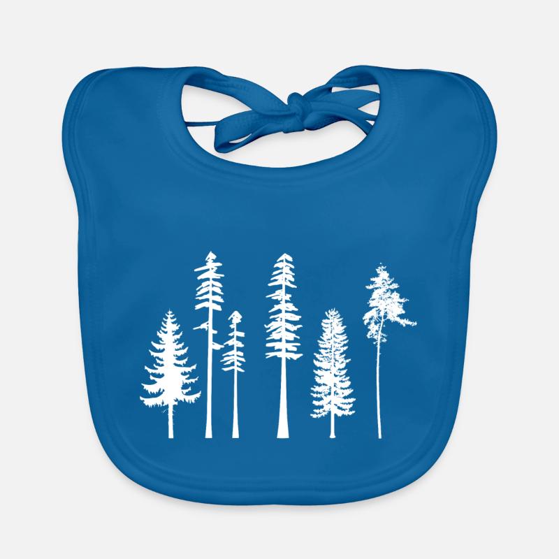 pine tree Organic Baby Bibs