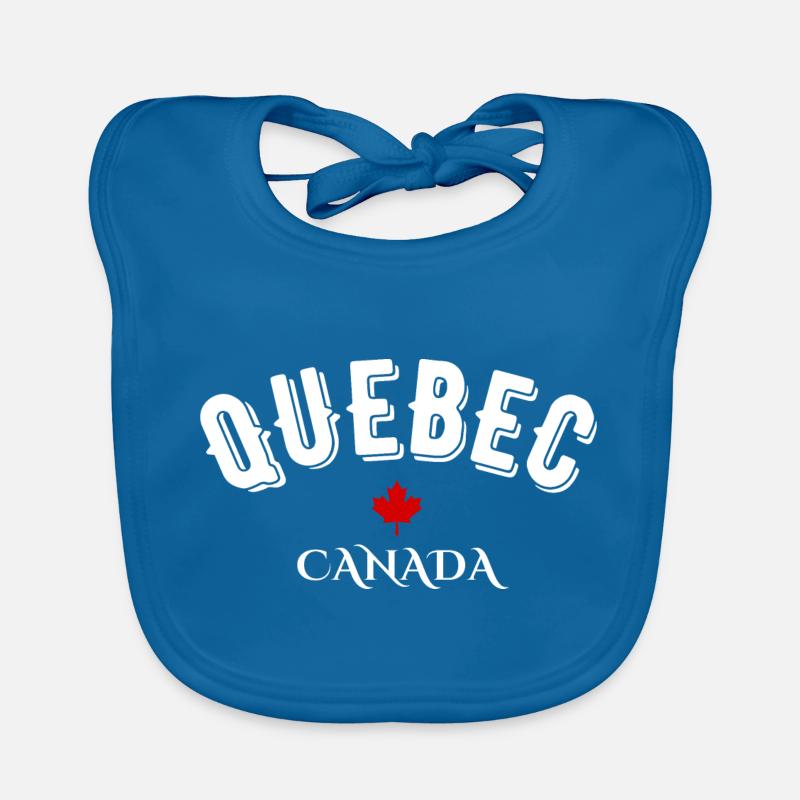 Quebec canada Bavoir bio Bébé