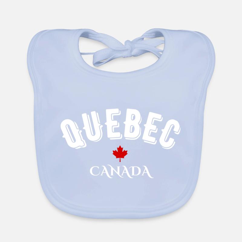 Quebec canada Bavoir bio Bébé
