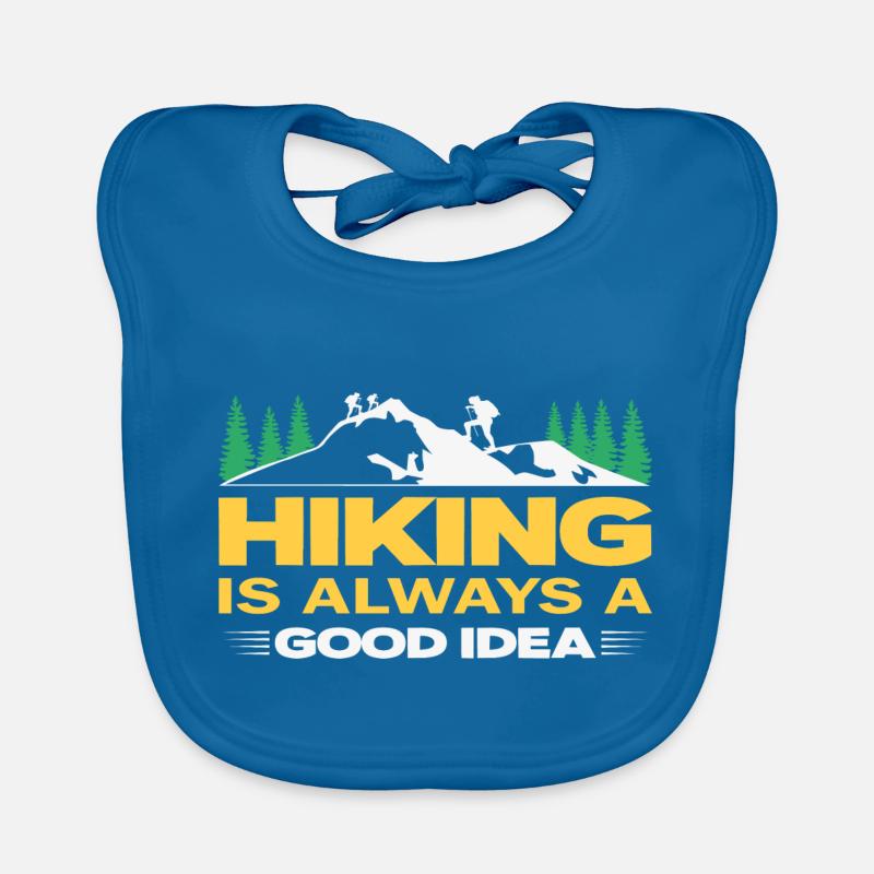 Hiking is always a good idea Baby Bio-Lätzchen