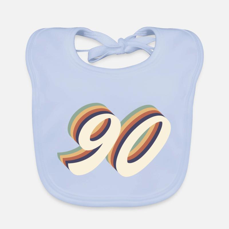 90th anniversary vintage Organic Baby Bibs