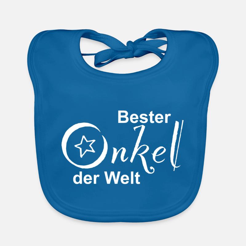 Bester Onkel der Welt Design Baby Bio-Lätzchen