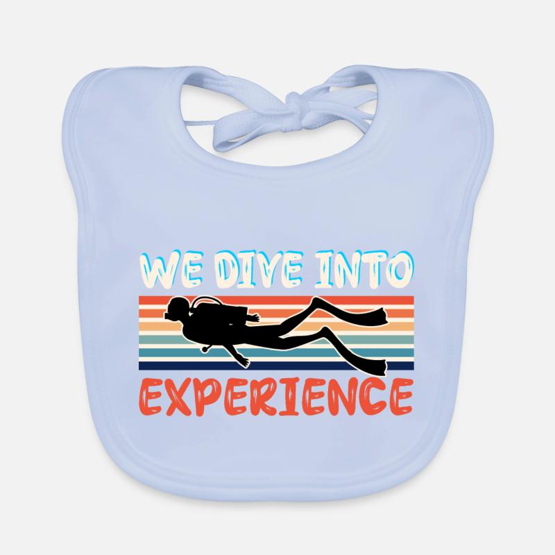We Dive Into Experience Organic Baby Bibs
