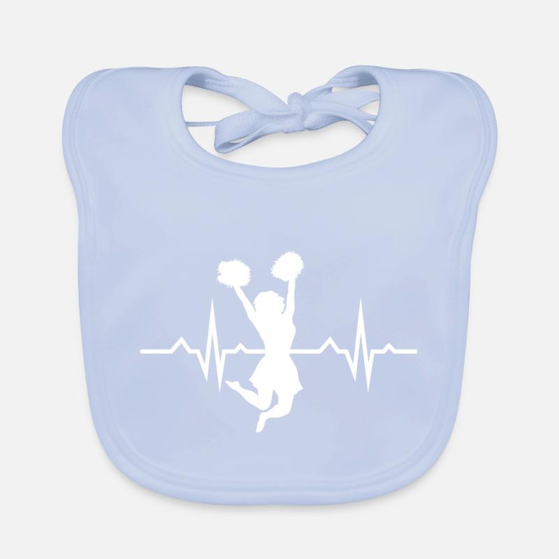 Cheerleading perfektes Geschenk Geburtstag Baby Bio-Lätzchen