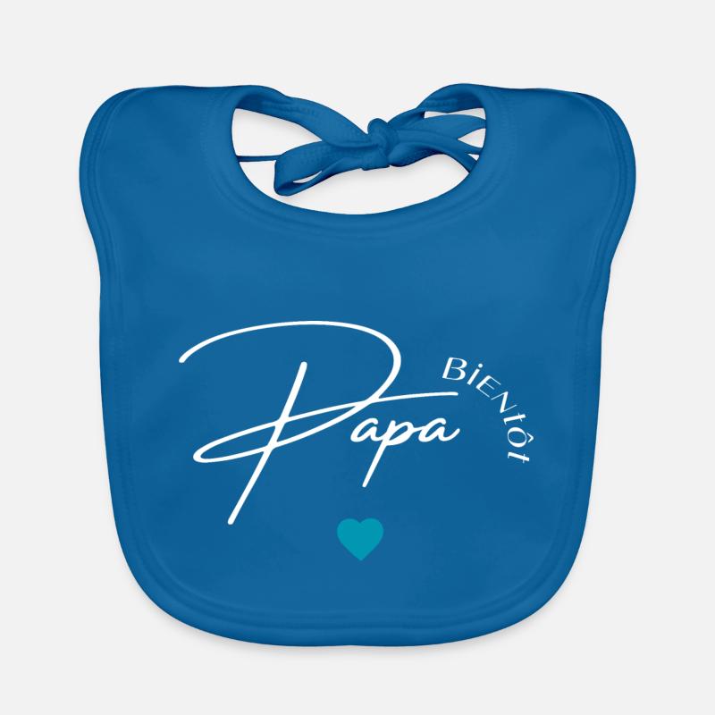 Soon to be a dad Organic Baby Bibs