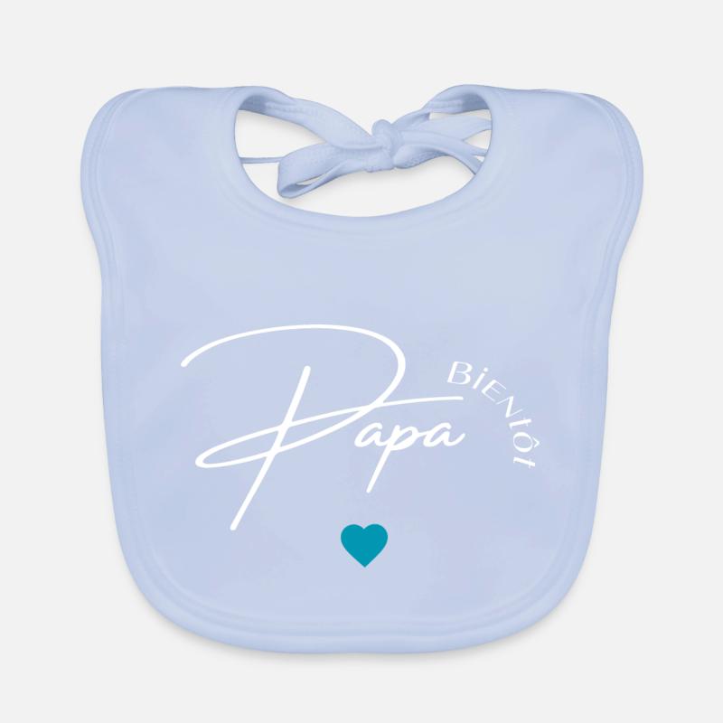 Soon to be a dad Organic Baby Bibs