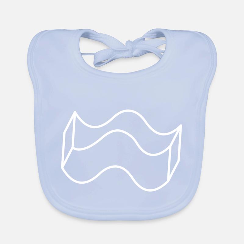 Wave Organic Baby Bibs