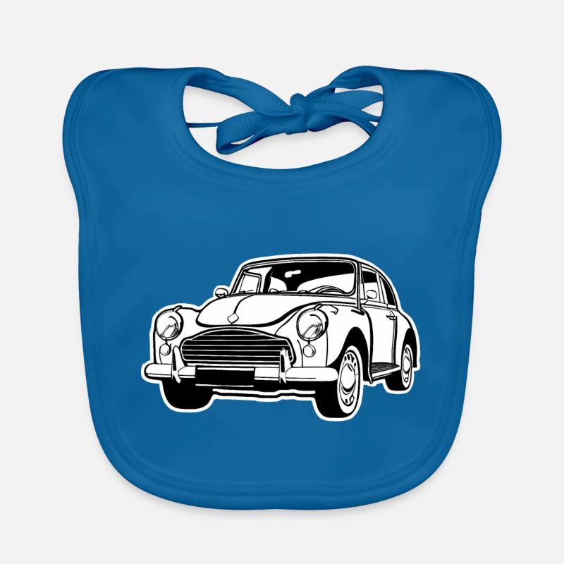 Morris Minor Oldtimer Baby Bio-Lätzchen