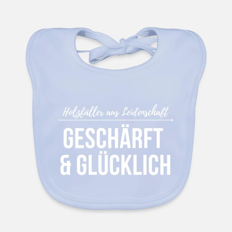 Holzfäller aus Leidenschaft 3 Baby Bio-Lätzchen