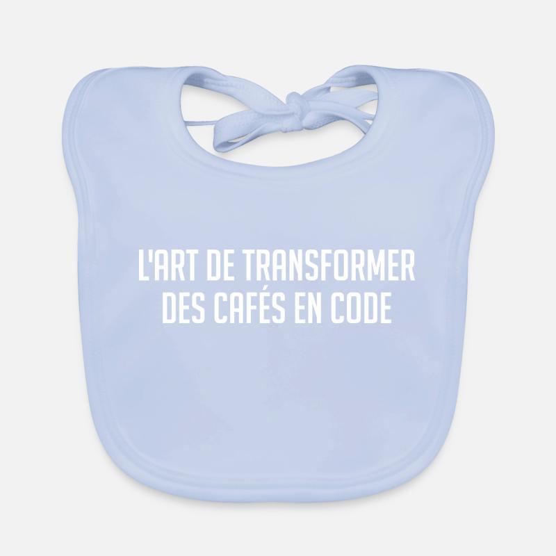 L'art De Changer Des Cafés En Code Bavoir bio Bébé