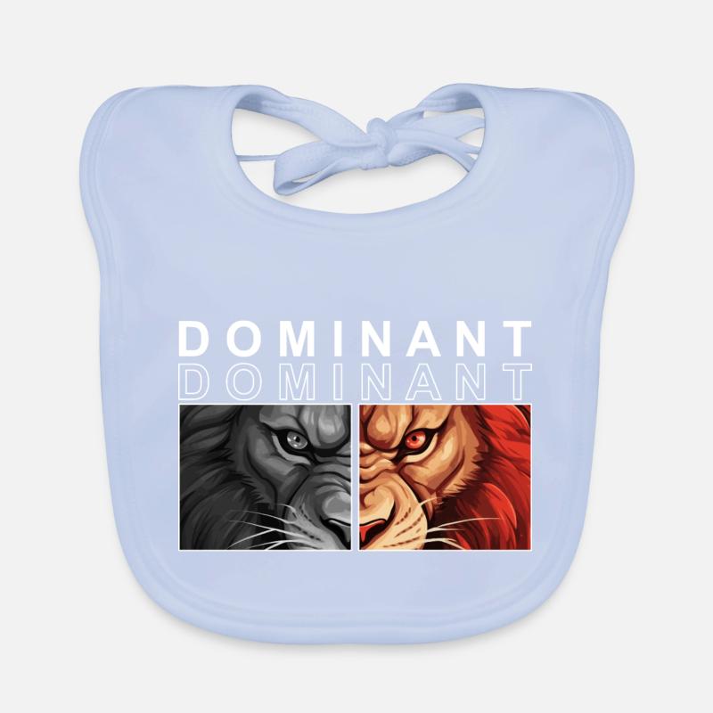 DOMINANT - Lion Organic Baby Bibs