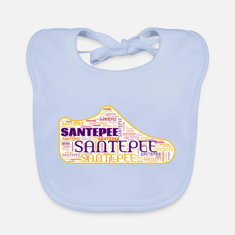 Santepee sneaker theme Organic Baby Bibs