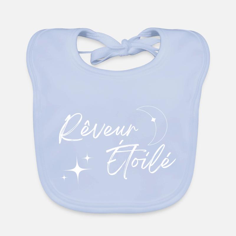 Rêveur étoilé Bavoir bio Bébé