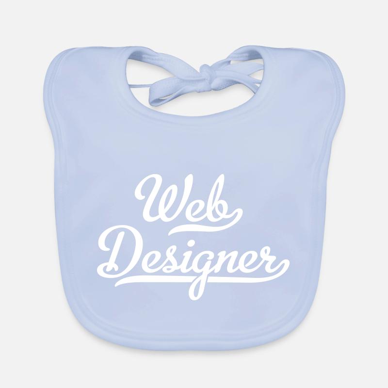 Web Designer Organic Baby Bibs