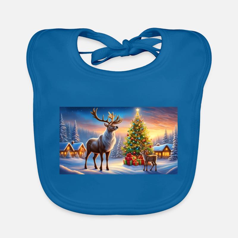 Joyeux Noël Bavoir bio Bébé