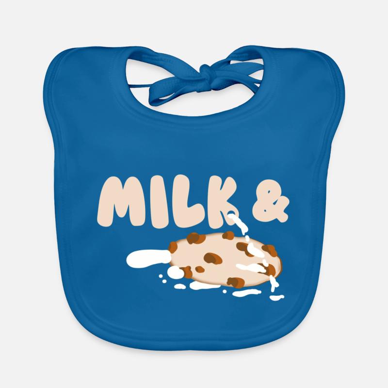 Lait et biscuits Bavoir bio Bébé