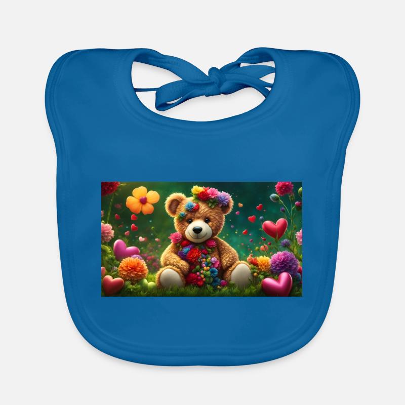 Teddy 2 Organic Baby Bibs