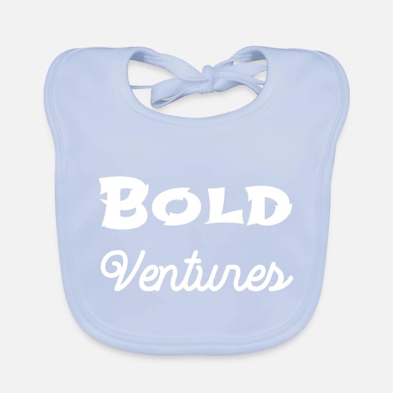 networking present idea funny sayings courage Organic Baby Bibs